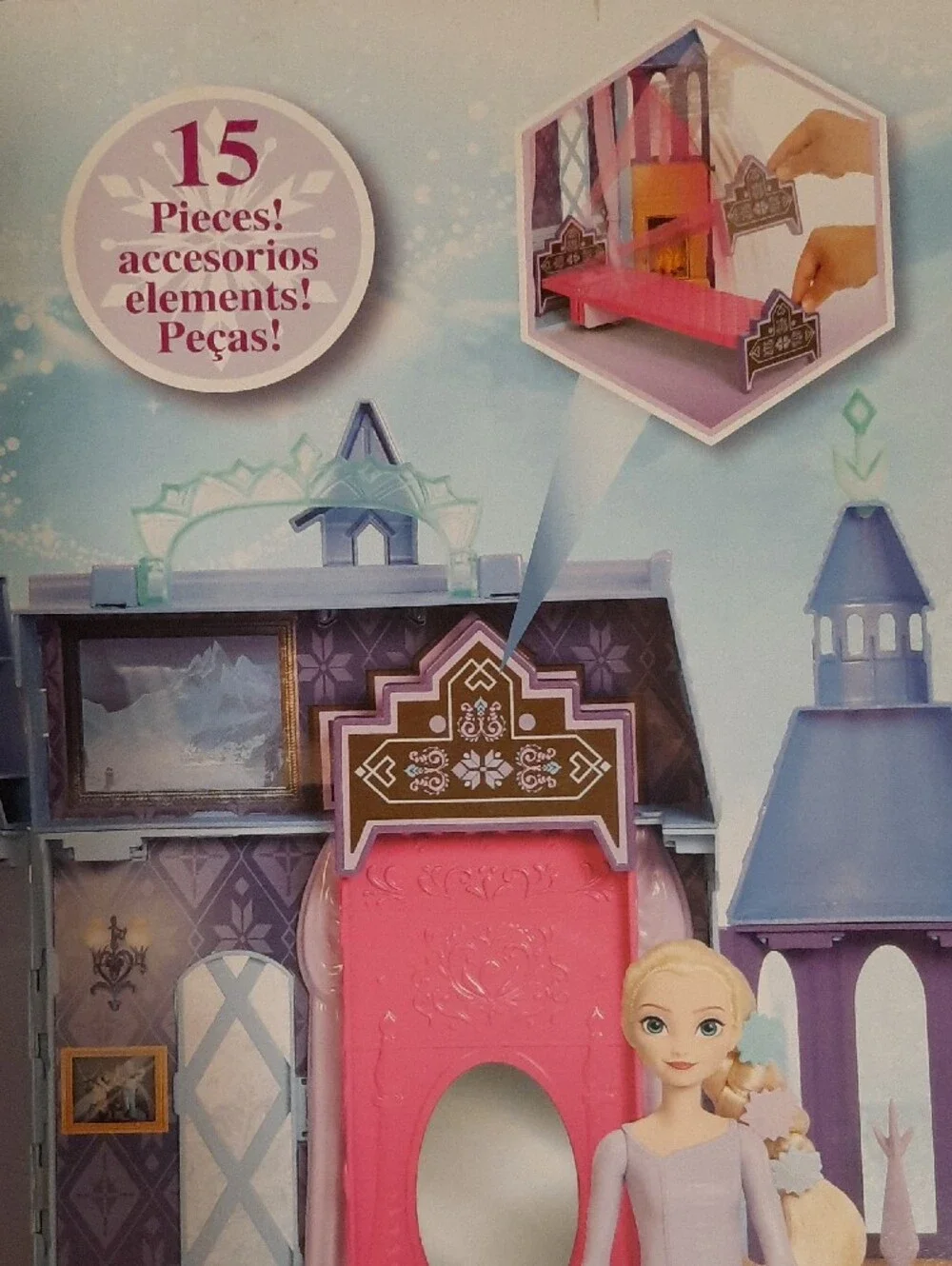 Disney Frozen Arendelle Castle playset  with Elsa Doll and 15 accessories New